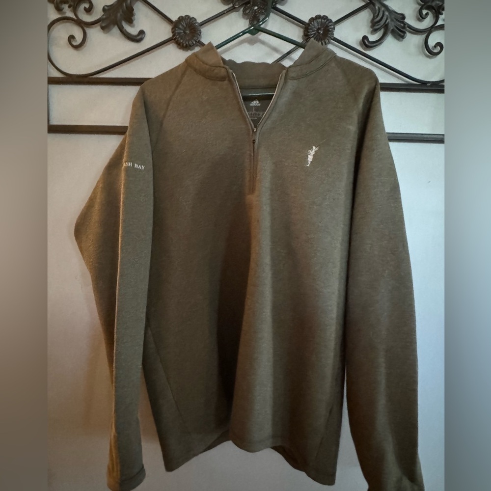 Men's Gray Half-Zip Pullover